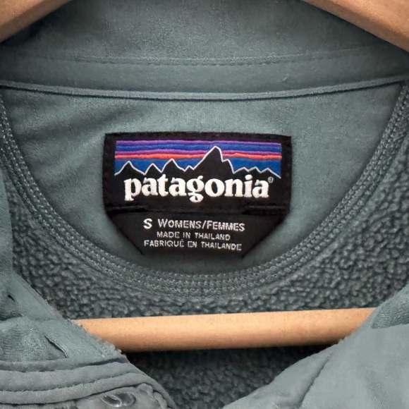 Patagonia Better Sweater Small Teal Pullover Lightweight Outdoor Hiking Camping - Picture 12 of 13